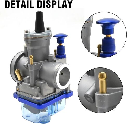 PWK 24mm Carburetor Kit with Throttle Cable and Main Jets (Blue), Replacement for Coleman CT200U BT200X, Replacement for Honda GX160 GX200 6.5HP in Kuwait