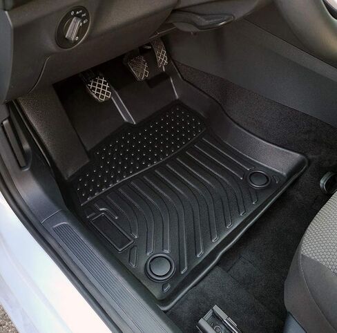 استبدال الحصير سيارة لفولكس واجن فولكس فاجن جيتا 2019-2025 دائم عديم الرائحة الجبهة الخلفية الثقيلة السجاد مقاوم للماء جميع الأحوال الجوية الملحقات الصف الأمامي والخلفي in Kuwait