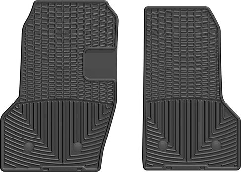 WeatherTech All-Weather Floor Mats for Freightliner M2 1st Row (W539), Black in Saudi Arabia