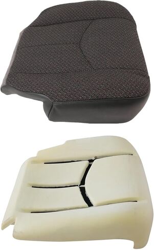 SecosAutoparts Driver Bottom & Driver Foam Cushion Dark Gray Replacement Cloth Seat Cover Compatible with Chevy Silverado Avalanche Tahoe Suburban GMC Sierra Yukon 2003 2004 2005 2006 in Saudi Arabia