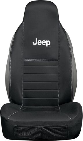 Yupbizauto Plasticolor Neoprene Seat Covers (2-Pack) – Universal Fit for Wrangler JL JK TJ, Gladiator, Cherokee & Renegade – Water-Resistant High-Back Protectors – Front Cargo Pockets in Kuwait