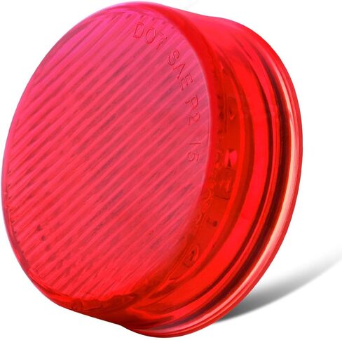 4x 2.5" Round Amber Trailer 13LED Side Marker 2.5 Inch Clearance Lights Turn Signal Side indicator with Reflectors for Trailer Truck, Waterproof Sealed, 12V in Saudi Arabia