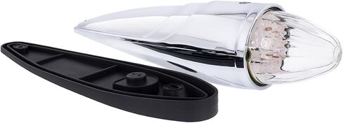 United Pacific 39963 19LED مجموعة مصابيح الكابينة بعدسة البطيخ من البولي كربونات، نمط Grakon 1000، هيكل بلاستيكي - عدسات LED/شفافة كهرمانية - وحدة واحدة in Saudi Arabia