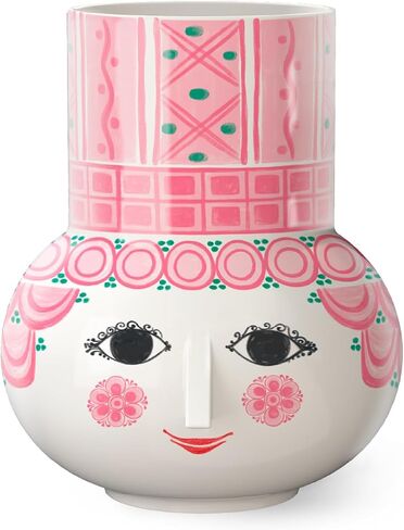 مزهرية Bjorn Wiinblad Olga، باللون الوردي، بارتفاع 13.9 سم، متضمنة في صندوق هدايا in Kuwait