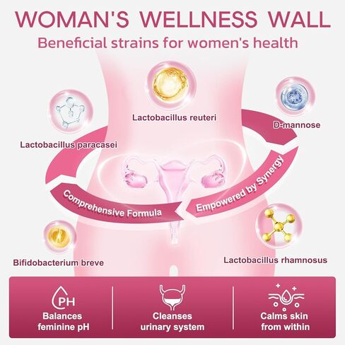 Probiotics for Women Probiotic Powder Supplement - Prebiotics and Probiotics for Weight Loss, Immune and Digestive Health Support in Kuwait