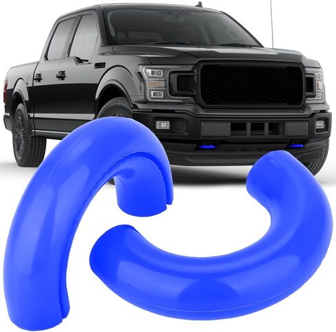 قطعتان من أغطية خطافات السحب تناسب Ford F150 2004-2025، قاعدة برونكو/البنوك الخارجية/Big Bend 2021-2025 متوافقة مع ملحقات Tundra Toyota 2017-2021-Blue in Saudi Arabia