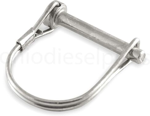 Stainless Steel PTO Round Shaft Locking Trailer Hitch Pin 1/4" x 1-1/2" (Pack of 10) in Kuwait