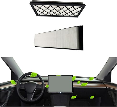 Air Conditioning Filter External Carbon Cloth 1658375-00-A Compatible For Tesla Model 3 Y 2021-2023 CU47025-2 in Kuwait