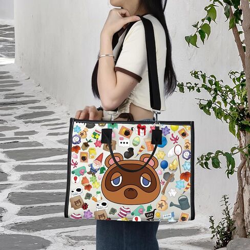 BWWKTOP Animal Tommy Tote Bag Video Gamer Gift Villagers Animal Shoulder Bag Bells Bag Merch in Saudi Arabia