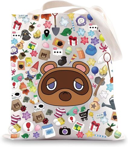 BWWKTOP Animal Tommy Tote Bag Video Gamer Gift Villagers Animal Shoulder Bag Bells Bag Merch in Saudi Arabia