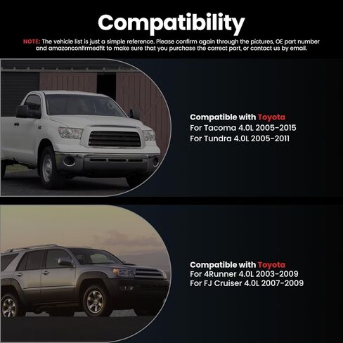 Fuel Injectors Compatible with Toyota Tacoma 2005-2015 Tundra 2005-2011 4Runner 2003-2009 FJ Cruiser 2007-2009,4.0L,23250-31010 Set of 6 in Kuwait