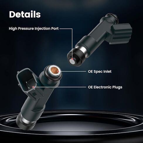 Fuel Injectors Compatible with Toyota Tacoma 2005-2015 Tundra 2005-2011 4Runner 2003-2009 FJ Cruiser 2007-2009,4.0L,23250-31010 Set of 6 in Kuwait