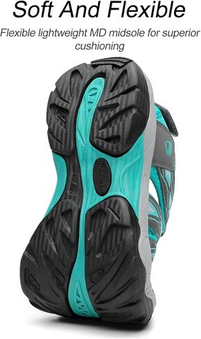 Women's Closed Toe Sport Hiking Sandals Athletic Walking Lightweight Water Shoes Summer Outdoor Beach Sandal in Saudi Arabia