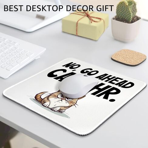 No Go Ahead Call HR Non-Slip Mouse Pad with Stitched Edge, Funny Sarcastic HR Joke Mousepad Gifts for Coworkers Boss, Human Resources Present, Hr Manager Gifts, Unique Teammates Gifts Idea in Kuwait