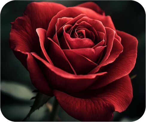 Rose Flower Love Mouse Pad Mat Mousepad for Desk Computer Laptop PC Gaming Home or Office Gift Valentine's for Her Roses (Red 1 MP72) in Saudi Arabia