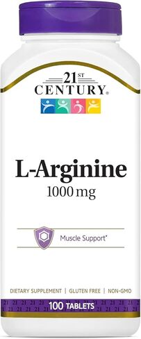 21st Century L-Arginine 1000mg, Maximum Strength 100 ea in Kuwait