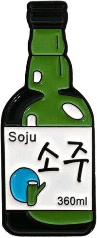 علامة كرة الجولف على شكل Soju - علامة فريدة لاعبي الغولف ومحبي الثقافة الكورية و Soju التقليدية! in Saudi Arabia