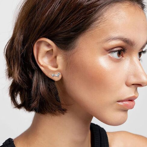 Lovely Dachshund Dog Sleeper Stud Earrings for Women Cartilage Stainless Steel Tiny Puppy Animal Pet Screw Flat Back Tragus Helix Small Studs Earring 18G Post Minimalist Cute Christmas Birthday Jewelry Gifts for Daughter Niece in Saudi Arabia