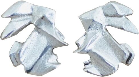 Origami Bunny Rabbit Earrings in Sterling Silver 925 in Kuwait