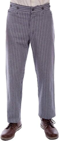 Scully Western Pants Mens Rail Stripe Button Fly Rangewear F0_RW354 in Saudi Arabia