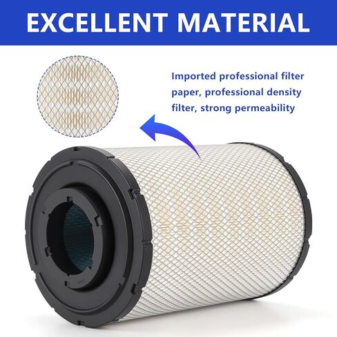 P527484 P527680 Air Filter Kit - Fit for GMC Ford & Magnum Trucks Replaces Baldwin RS2863 RS3501, Wix 46433 46429, Luber-Finer LAF1878, Ac Delco A1169C A1304C AF4878 AF25215 in Kuwait