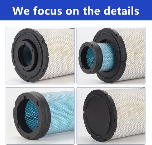 P527484 P527680 Air Filter Kit - Fit for GMC Ford & Magnum Trucks Replaces Baldwin RS2863 RS3501, Wix 46433 46429, Luber-Finer LAF1878, Ac Delco A1169C A1304C AF4878 AF25215 in Kuwait