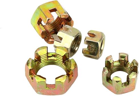 2 قطعة M10/M12/M14/M16/M20 مسدس مشقوق المكسرات ل 50cc-250cc المحور الخلفي وصلة كروية أجزاء مميزة (M16) in Kuwait