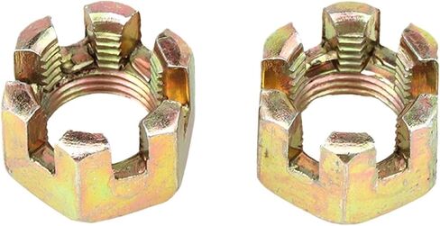 2 قطعة M10/M12/M14/M16/M20 مسدس مشقوق المكسرات ل 50cc-250cc المحور الخلفي وصلة كروية أجزاء مميزة (M16) in Kuwait