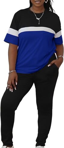 LovelyWholesale Neon Two Piece Outfit for Casual 2 Piece Tracksuit with Neon Shirt and Black Shorts Set in Kuwait