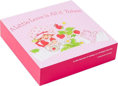 Silver Buffalo Strawberry Shortcake A Little Love is All it Takes 6" x 6" x 1.5" Box Wall Sign in Saudi Arabia