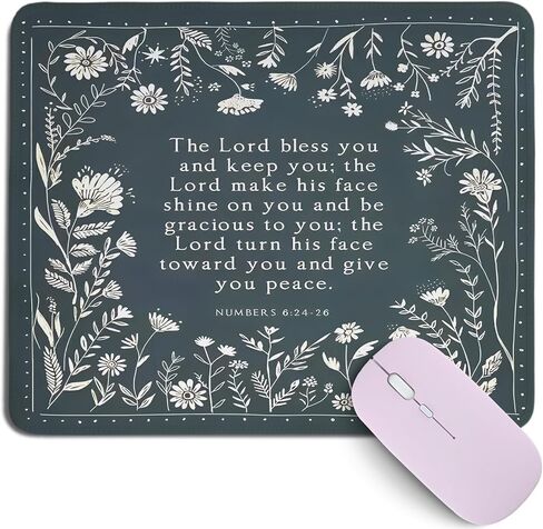 Blue Vintage Boho Rug Mouse Pad,Oriental Floral Mouse Mat for Computers Laptop,Retro Oriental Floral Desk Mat,Turkish Carpet Desk Pad for Office Home Dorm Decor,10.2x8.2Inch in Saudi Arabia