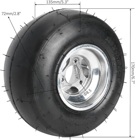 32" Complete Go Kart Rear Axle Kit 5" Wheels Tires Front Steering Assembly Brake 420 Sprocket & Go Kart Seat for ATV Quad Go Cart Drift Trikes Buggy in Kuwait