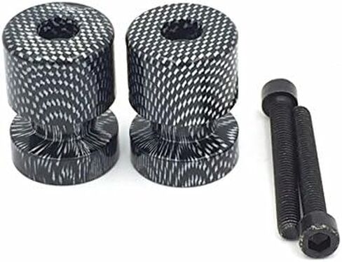 Carbon Flat Swingarm Spools No logo 6mm Thread for Yamaha FZ6 2004-2008/ for Yamaha FZ8 2011-2012/ for Yamaha R1 YZF-R1 1998-2013/ for Yamaha FZ8 2011-2012 in Kuwait