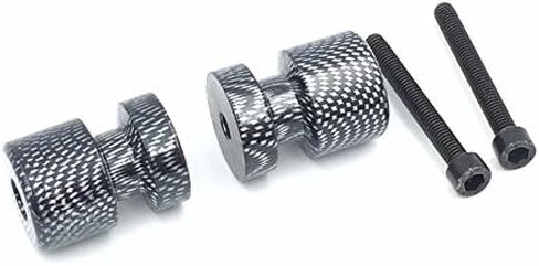 Carbon Flat Swingarm Spools No logo 6mm Thread for Yamaha FZ6 2004-2008/ for Yamaha FZ8 2011-2012/ for Yamaha R1 YZF-R1 1998-2013/ for Yamaha FZ8 2011-2012 in Kuwait