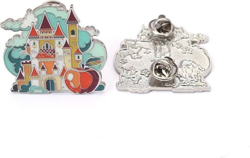 Enamel Pin - Snow White Castle. Collector’s Edition, Durable & Stylish Souvenir Pin for Backpacks, Jackets, Hats, and Accessories in Saudi Arabia