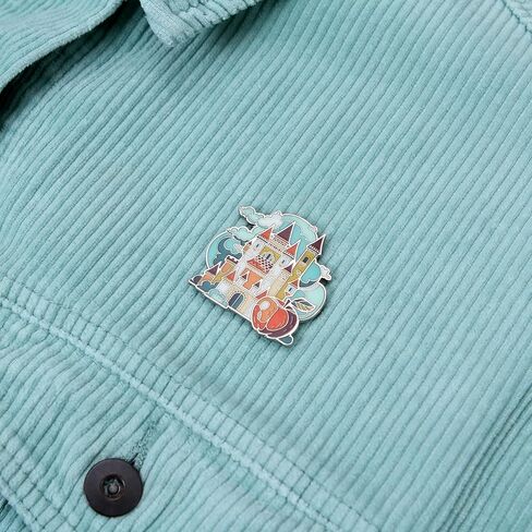 Enamel Pin - Snow White Castle. Collector’s Edition, Durable & Stylish Souvenir Pin for Backpacks, Jackets, Hats, and Accessories in Saudi Arabia