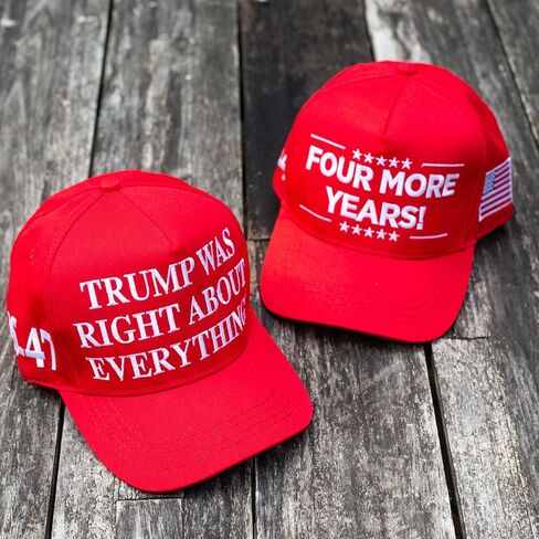 ترامب، القبعة، الحمراء، كان على حق في كل شيء in Kuwait