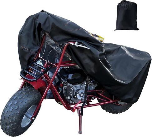غطاء دراجة صغير، غطاء دراجة صغير مقاوم للماء في الهواء الطلق لـ Coleman CT100U CC100X B100 Baja Doodle Bug DB30 Motovox MBX10 MBX11 GMB100 أجزاء دراجة صغيرة مع أبازيم مقاومة للرياح (S) in Saudi Arabia