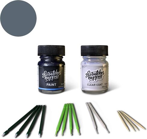 ScratchesHappen Exact-Match Touch Up Paint Kit - Shoreline Blue Pearl (8V5) for Toyota - Essential (Paint + Clear Coat) in Saudi Arabia