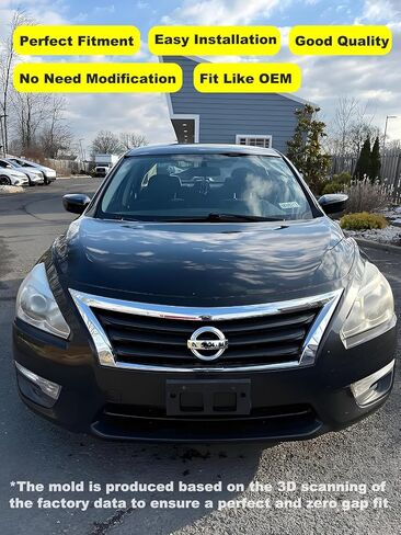 FASTCHE Front License Plate Frame Compatible with 2013 2014 2015 Nissan Altima Front Bumper License Plate Holder Mounting Bracket Replace # 962103TA0A NI1068115 in Kuwait