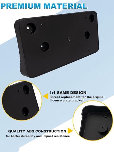 FASTCHE Front License Plate Frame Compatible with 2020 2021 2022 2023 GMC Acadia Front Bumper License Plate Holder Mounting Bracket Cover Replace # 84723652 GM1068234 in Kuwait