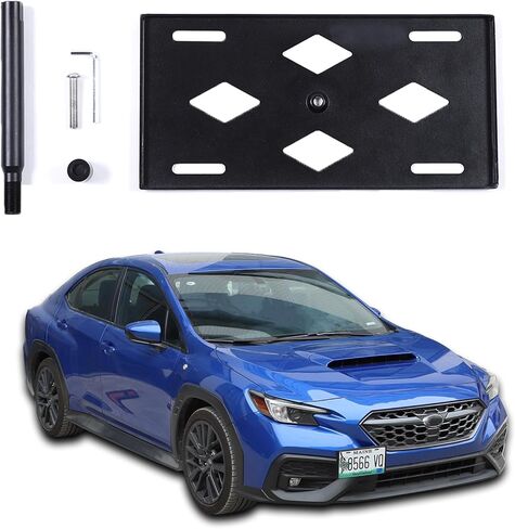 المصد الأمامي سحب هوك لوحة ترخيص جبل قوس لسوبارو WRX STI 2022-2025، لا الحفر سحب الوفير سحب هول هوك لوحة ترخيص جبل محول مجموعة نقل الملحقات (WRX 2022-2025) in Kuwait