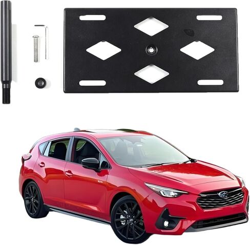 المصد الأمامي سحب هوك لوحة ترخيص جبل قوس لسوبارو WRX STI 2022-2025، لا الحفر سحب الوفير سحب هول هوك لوحة ترخيص جبل محول مجموعة نقل الملحقات (WRX 2022-2025) in Kuwait