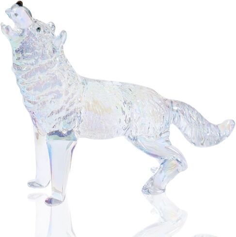 Crystal Glass Squirrel Figurine Gold Squirrel Decor Statue Cute Animal Ornament Handmade Sculpture for Home Decor in Saudi Arabia
