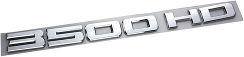 Aimoll 1pcs 3500HD 3500 Hd Plastic Letter Emblem Badge Nameplate Replacement for Gm Chevrolet Silverado Glossy (Chrome) in Saudi Arabia