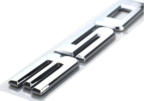 Aimoll 1pcs 3500HD 3500 Hd Plastic Letter Emblem Badge Nameplate Replacement for Gm Chevrolet Silverado Glossy (Chrome) in Saudi Arabia