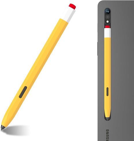 LOVE MEI Classic Silicone Pencil Case Compatible with Galaxy Tab S6 Lite S Pen Case Cover Sleeve Non-Slip Smooth Grip[with 2 Caps] in Kuwait