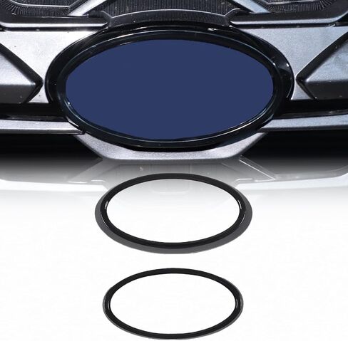 غطاء شعار الباب الخلفي للسيارة متوافق مع Subaru WRX 2021-2023، غطاء دوائر شعار السيارة الأمامي والخلفي، ملحقات شعار ديكور مركز الحلقة الدائرية (أسود لامع) in Saudi Arabia