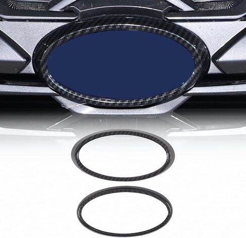 غطاء شعار الباب الخلفي للسيارة متوافق مع Subaru WRX 2021-2023، غطاء دوائر شعار السيارة الأمامي والخلفي، ملحقات شعار ديكور مركز الحلقة الدائرية (أسود لامع) in Saudi Arabia