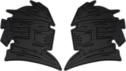 Samurai Emblem, Custom 3D Car Badge – Universal Exterior Accessories for Car, Truck, SUV, Motorcycle (Set of 2) (Purple) in Saudi Arabia
